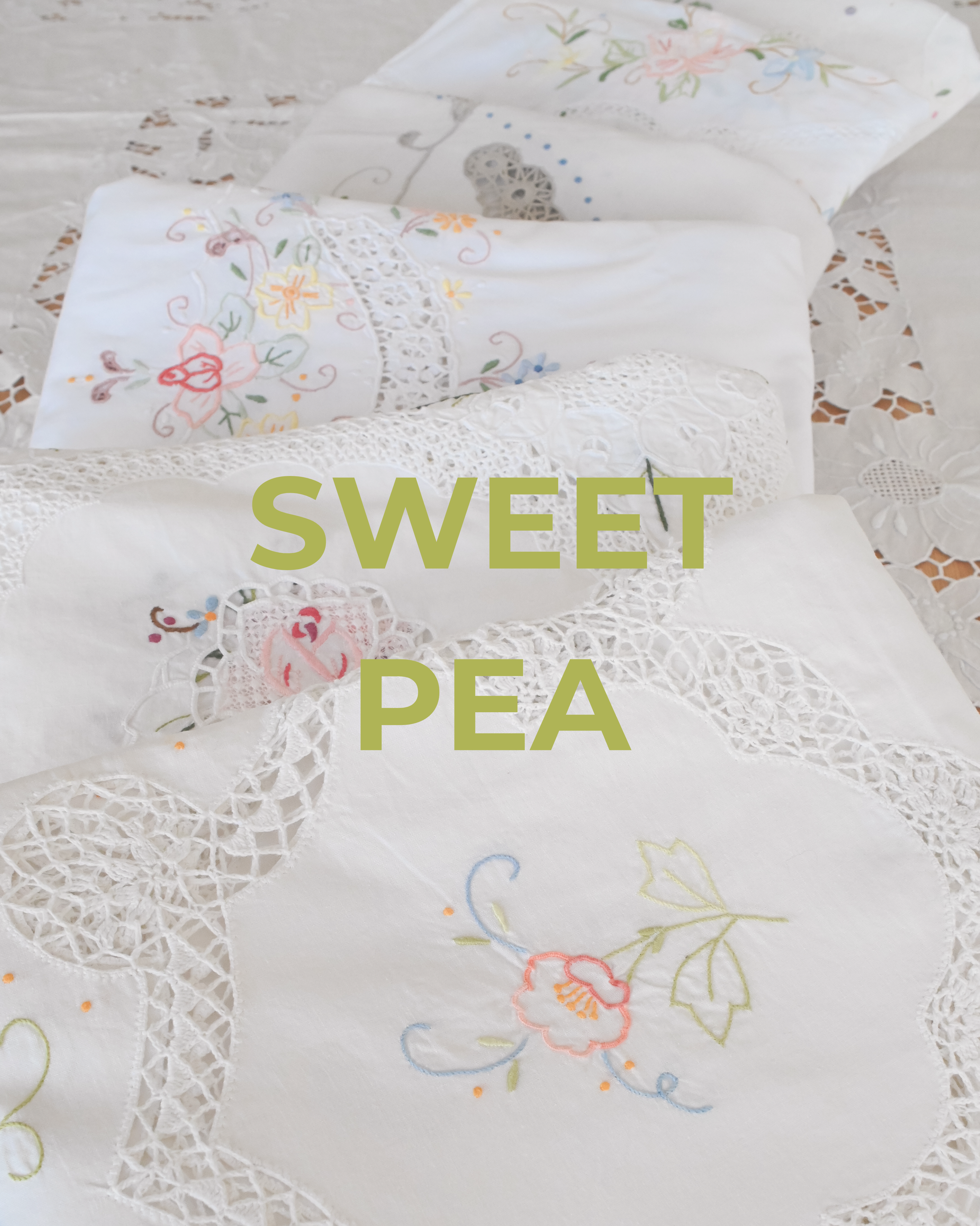 Sweet Pea Tablecloth Kit