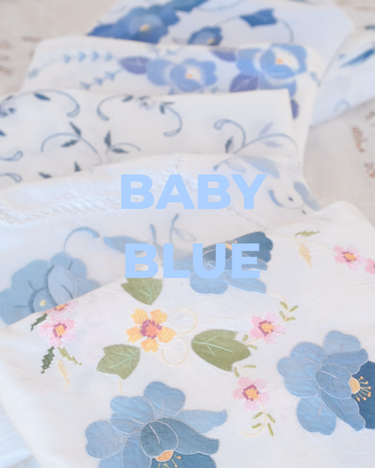 Baby Blue Tablecloth Kit