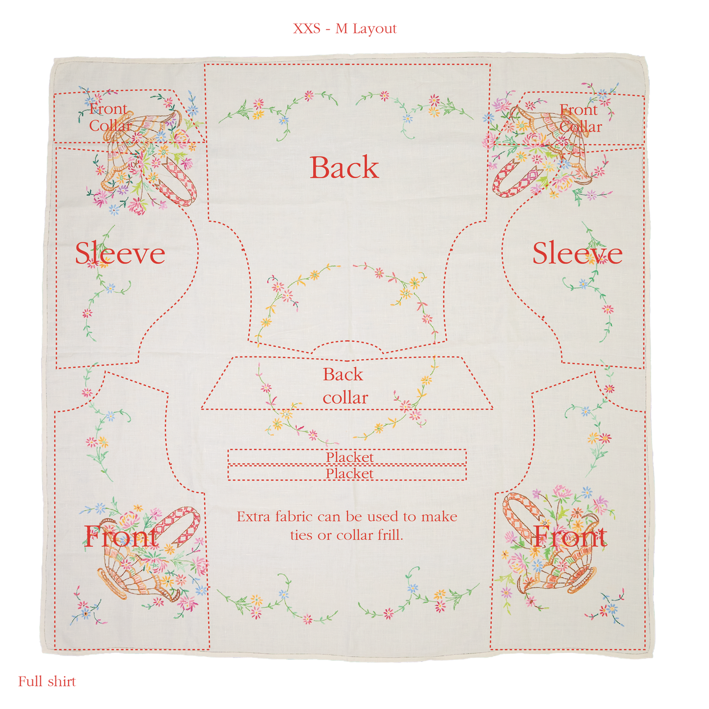 Gathered at sunrise XXS - XXL