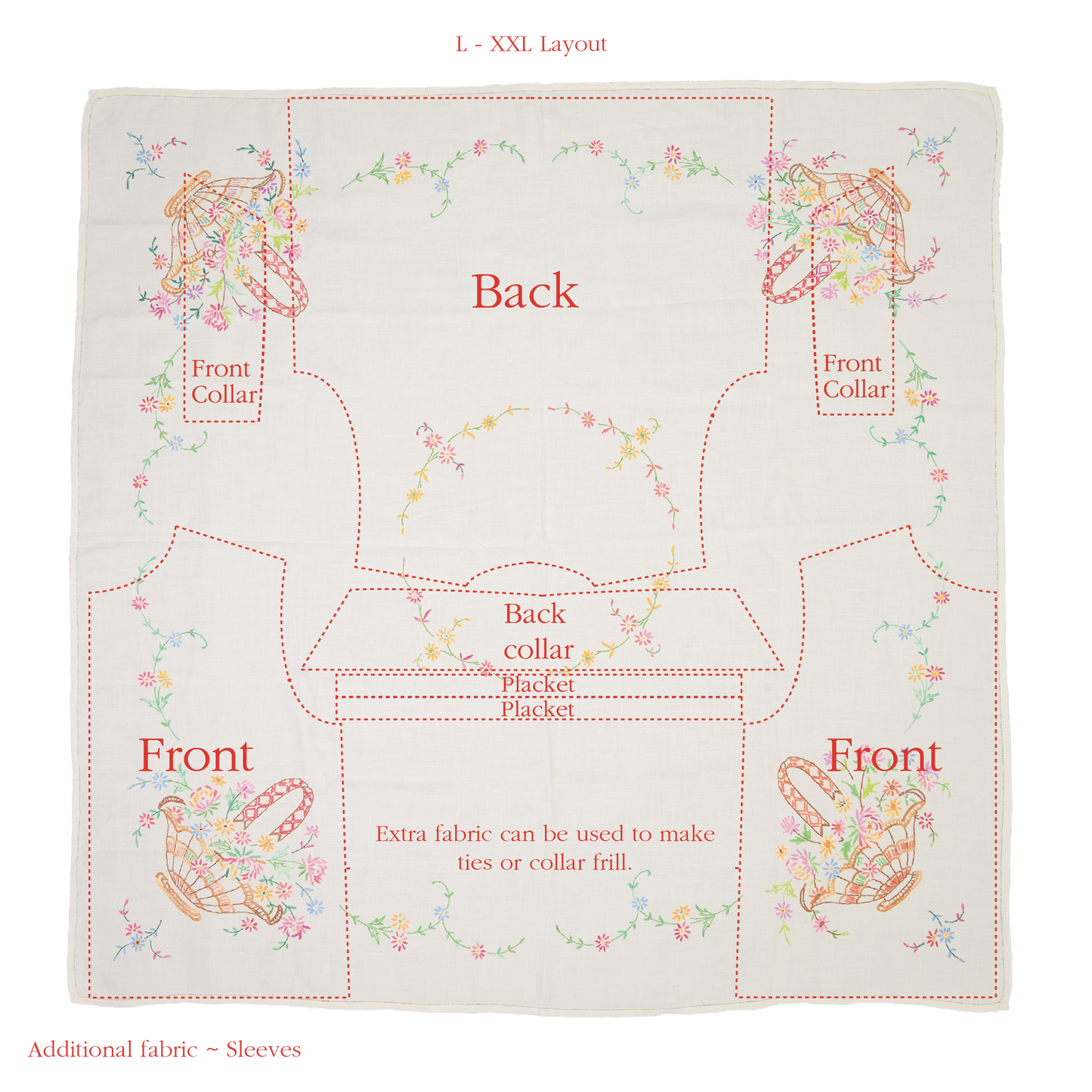 Gathered at sunrise XXS - XXL