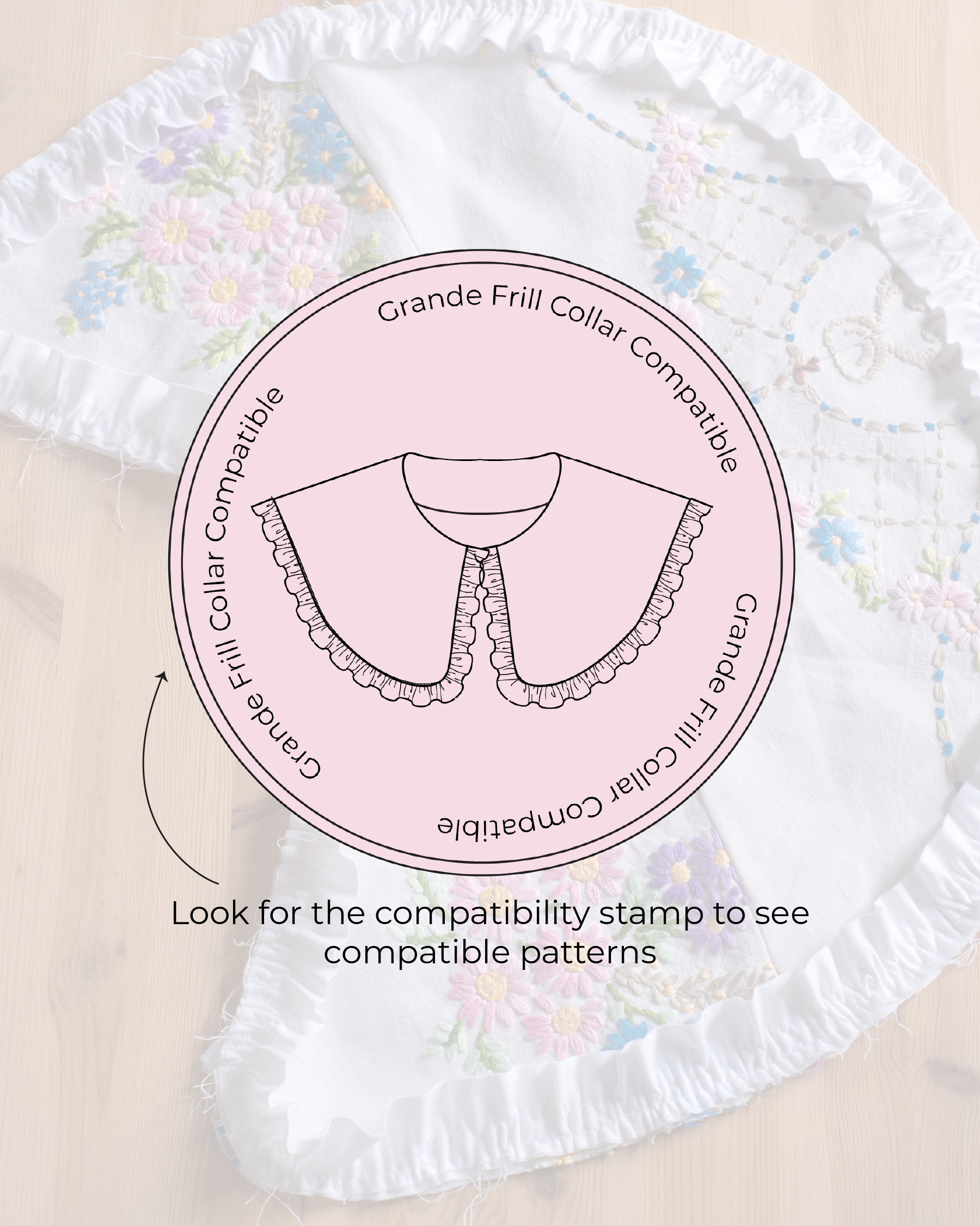 Grande Frill Collar Pattern