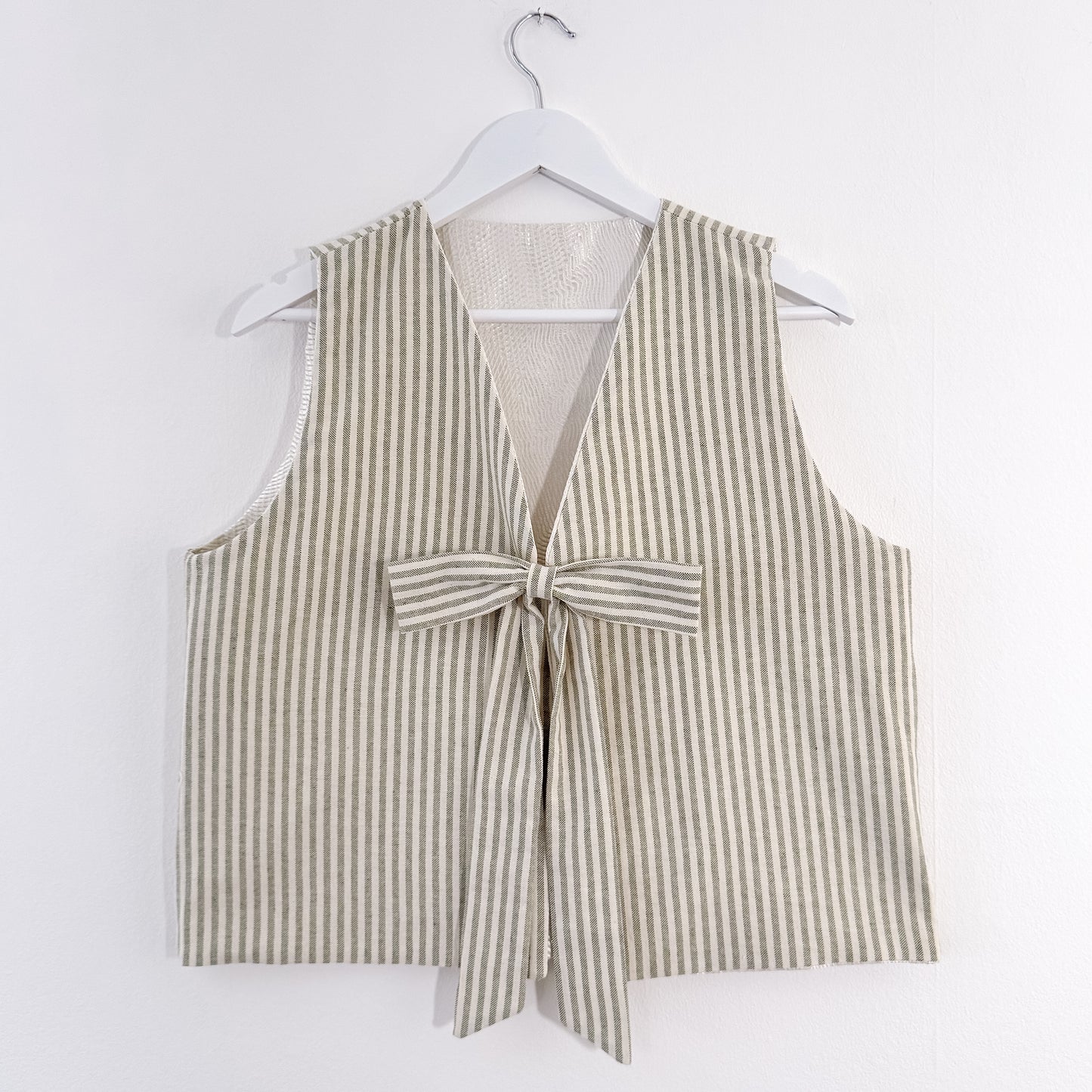 Silk & Stripe Vest (MADE TO ORDER)